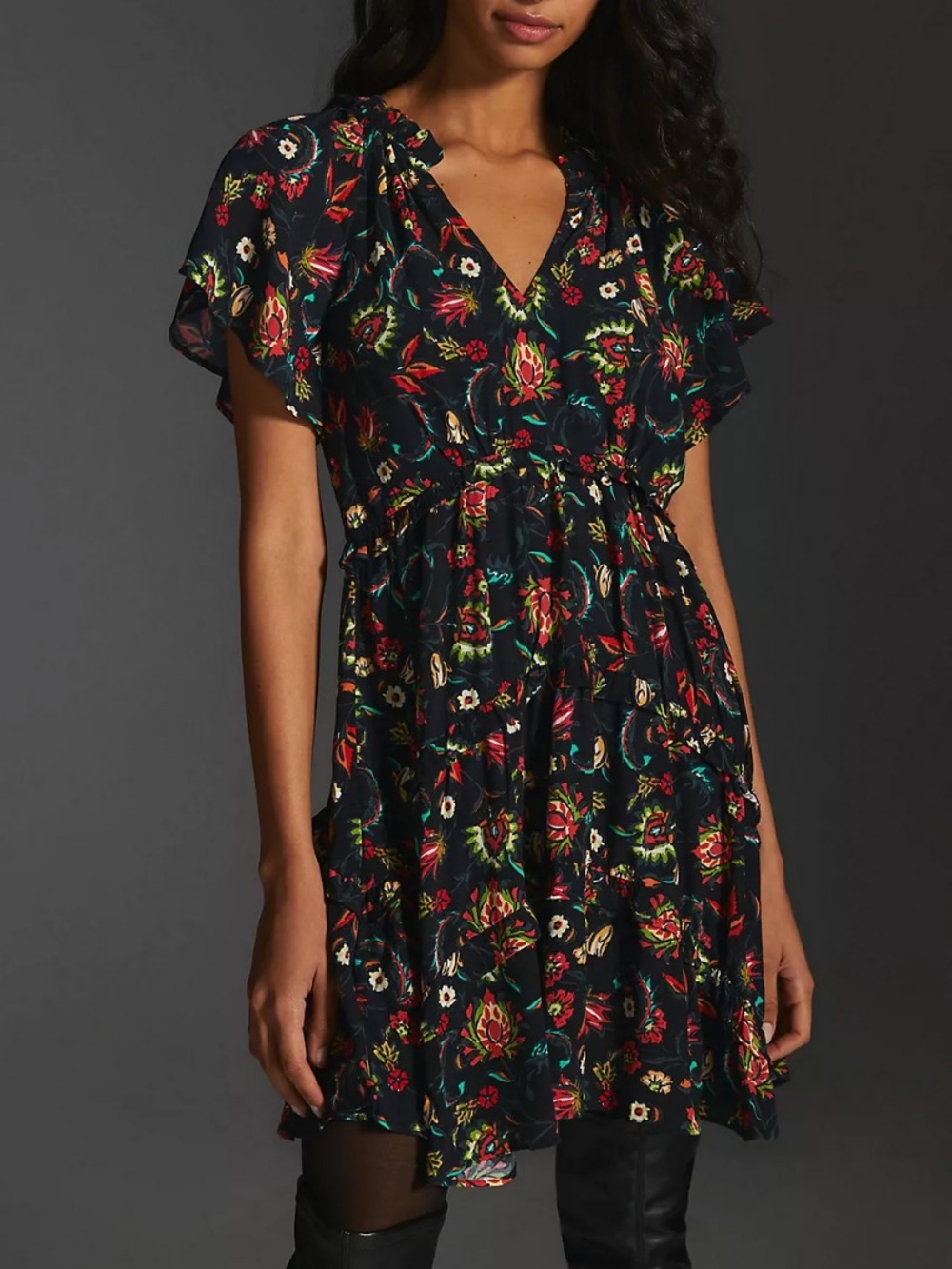 Anthropologie Robin Tiered Dress, NEW